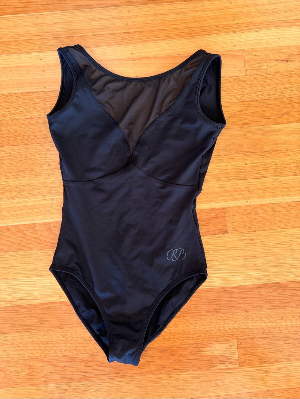 Russian Pointe Leotard: Mesh cutout